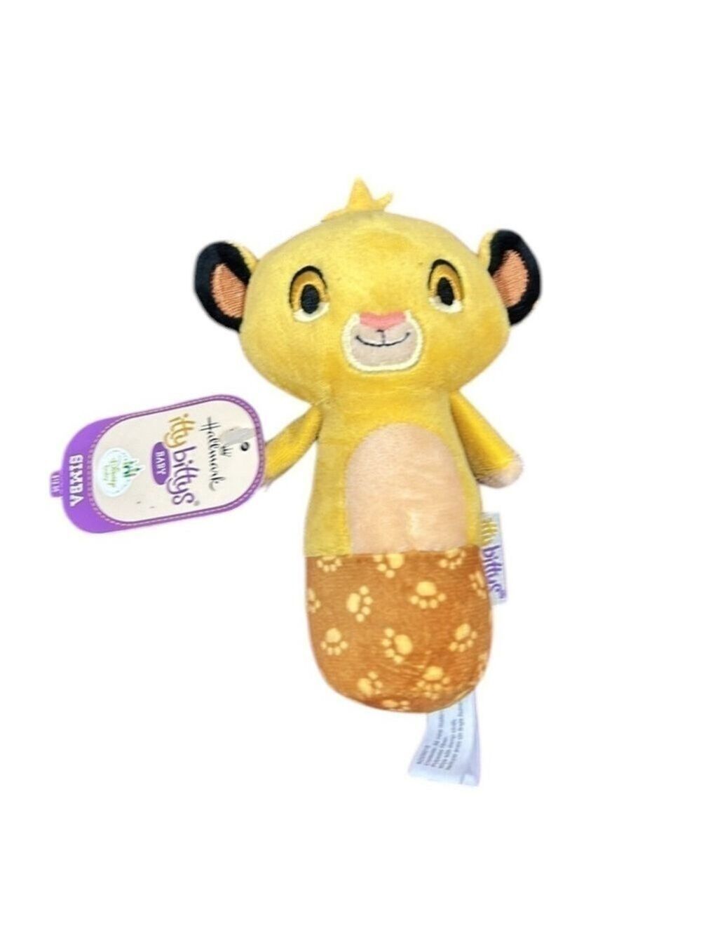 Hallmark 2016 Itty Bitty Disney Simba Plush Rattle